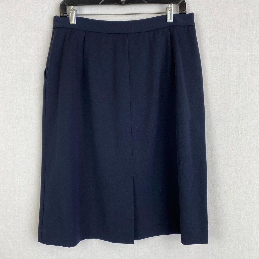 HOLT RENFREW Collection Blue Skirt - Picture 1 of 7